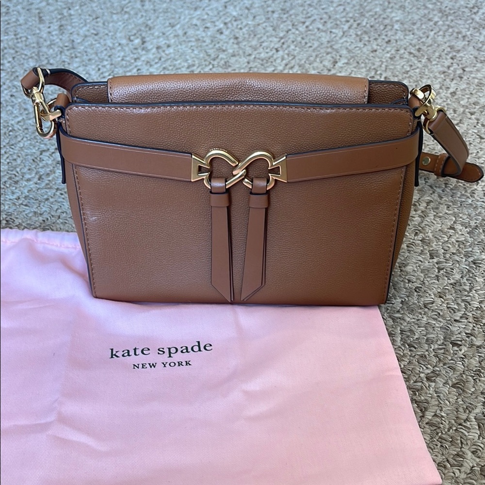 Kate Spade Brown Leather Crossbody Bag